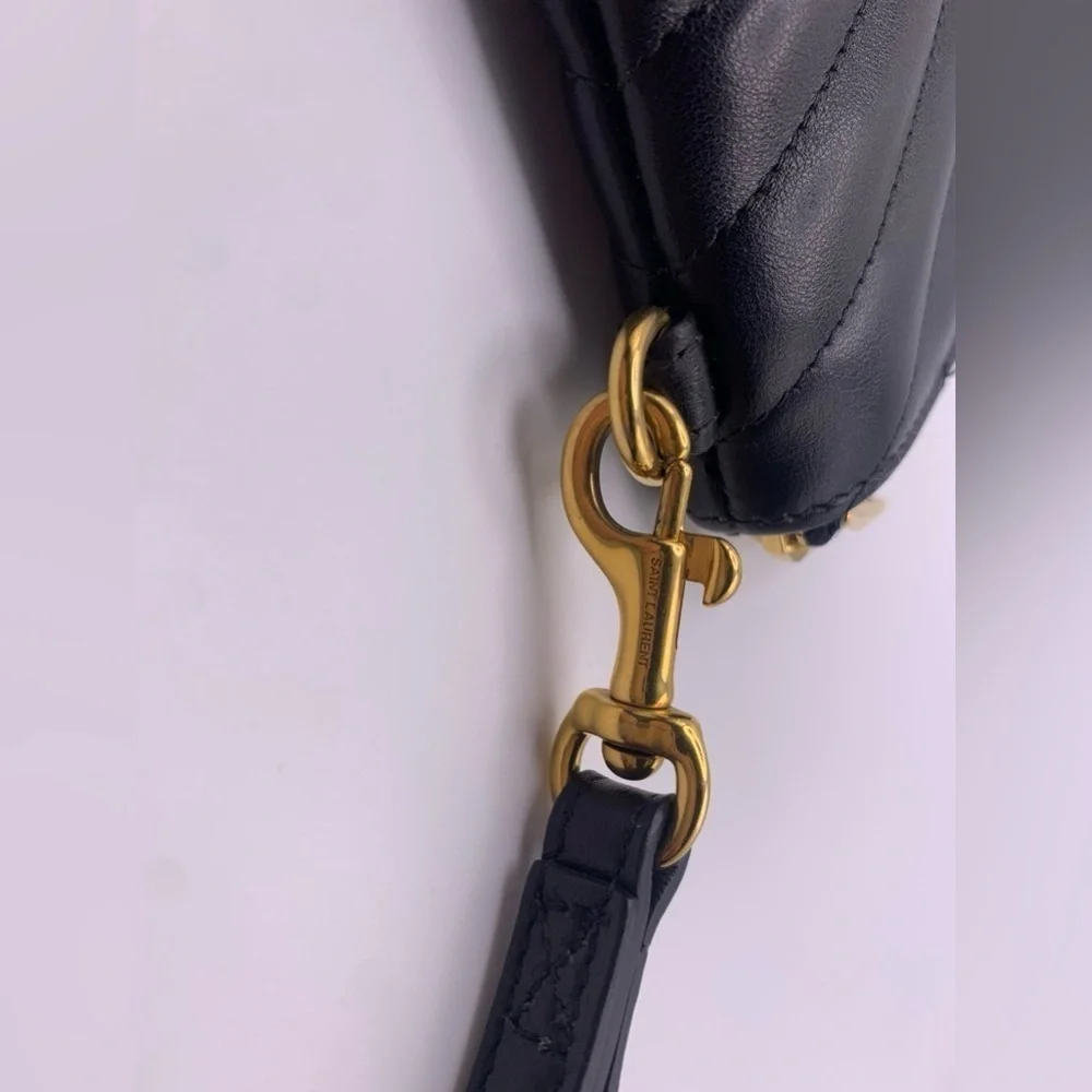 Saint Laurent Cassandre Matelasse Zip Pouch - Large Size